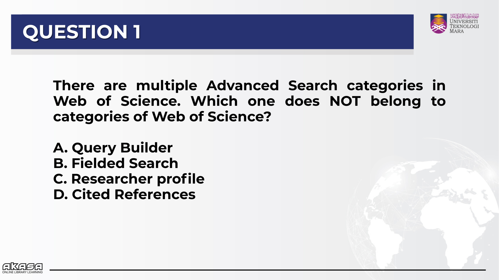 Question 1