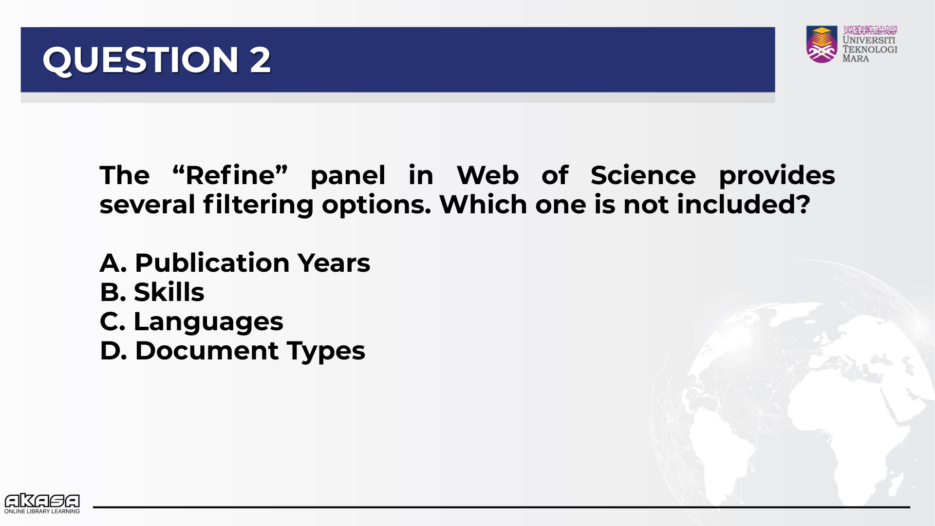Question 2