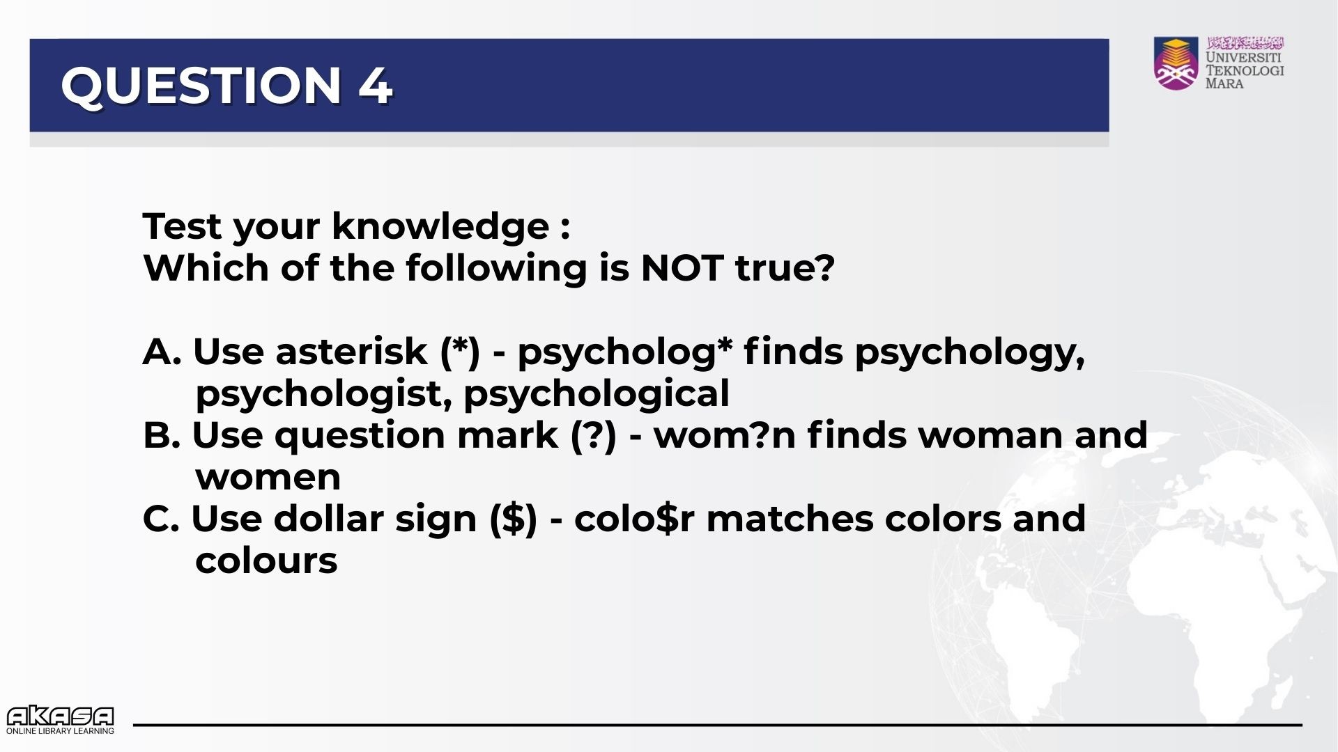 Question 4