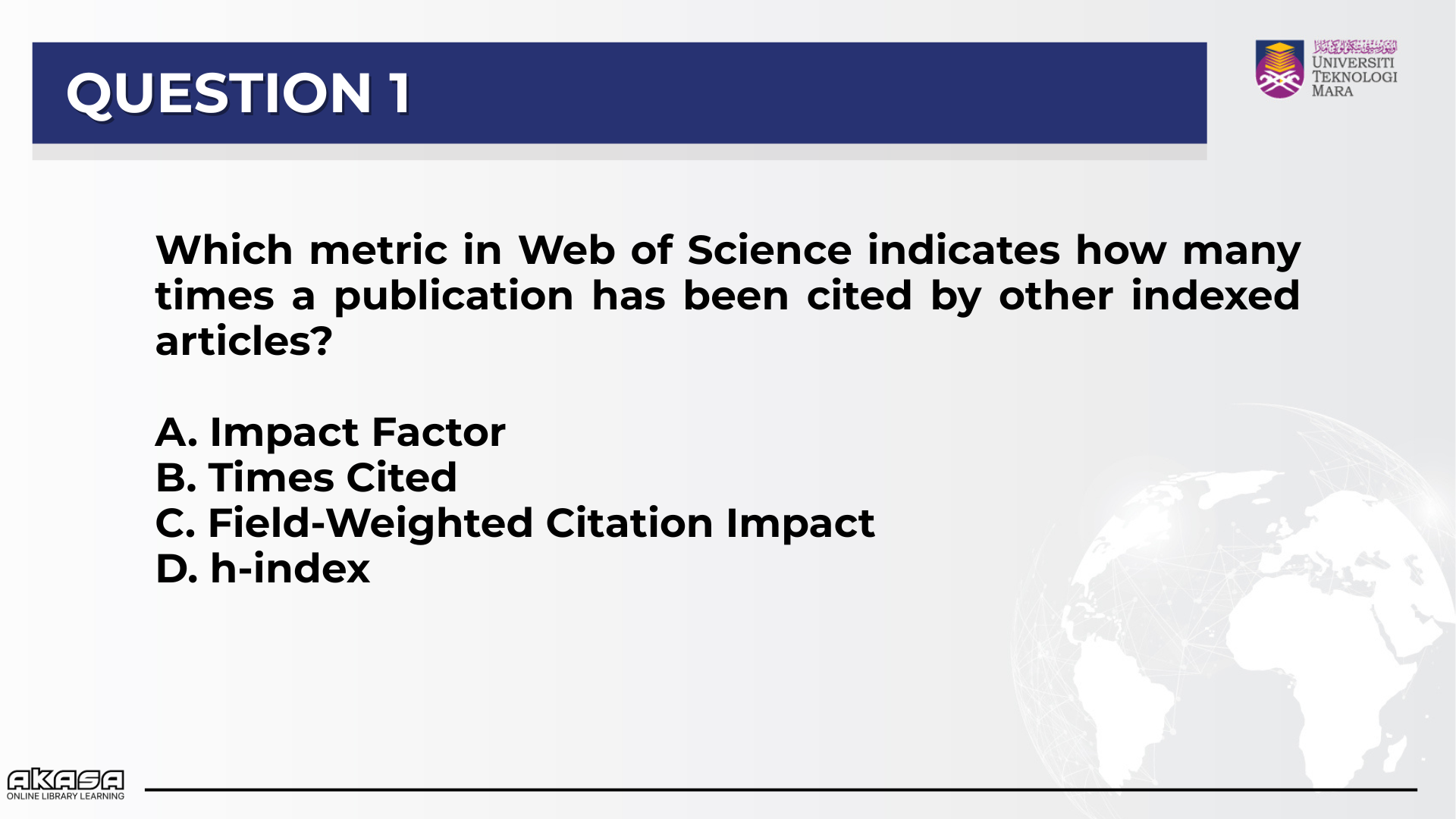 ASSESSMENT: QUESTION 1